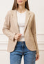 Giacca aperta jersey bouclè - BEIGE