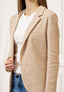Giacca aperta jersey bouclè - BEIGE
