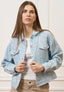 Giacca over in tweed con paillettes - CELESTE