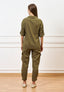 Giacca maniche con risvolto - MILITARE