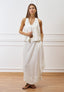 Gilet over con scollo a V - AVORIO