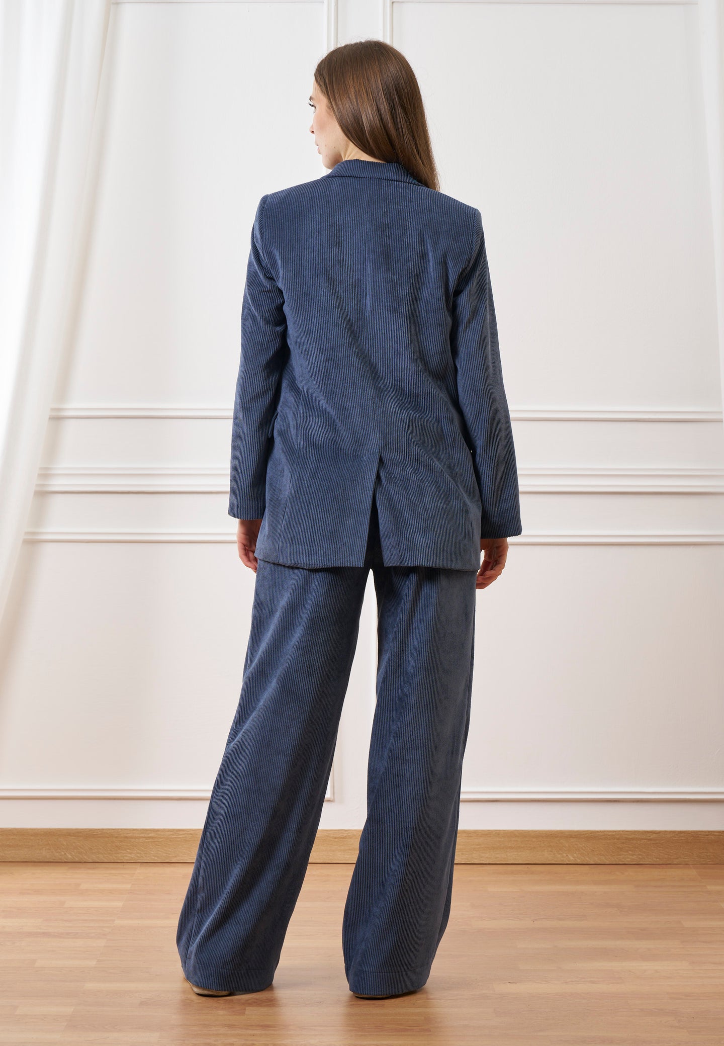 Giacca aperta in velluto a coste