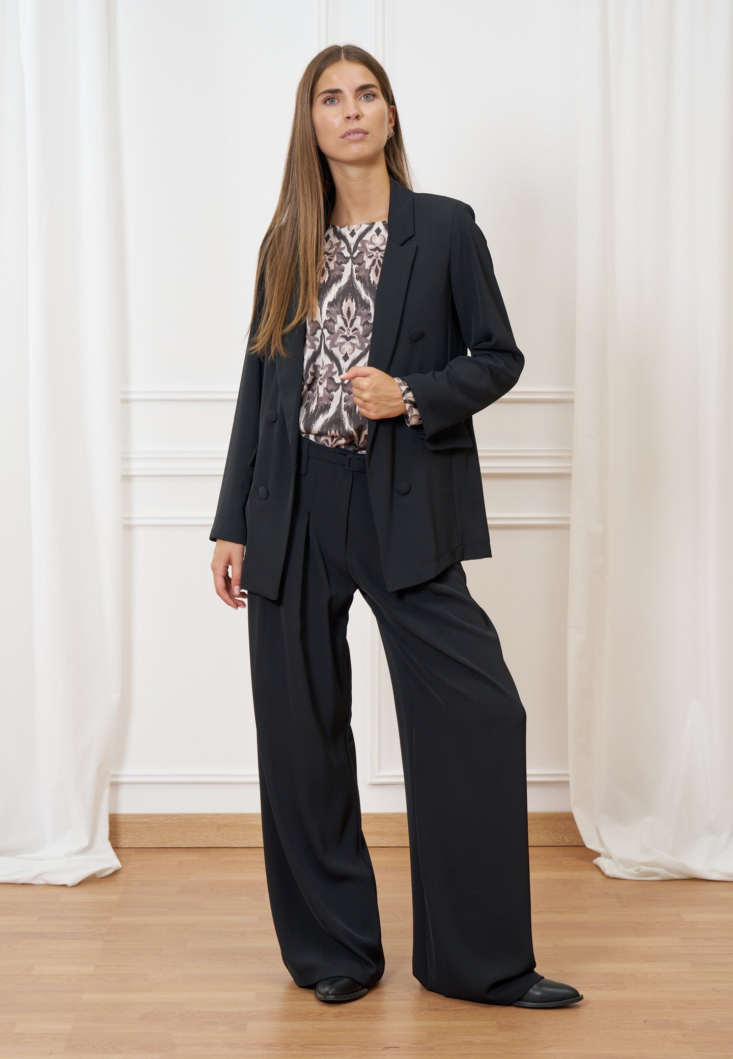 Giacca doppiopetto aperta