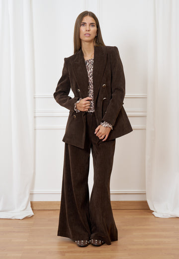 Pantalone ampio in velluto