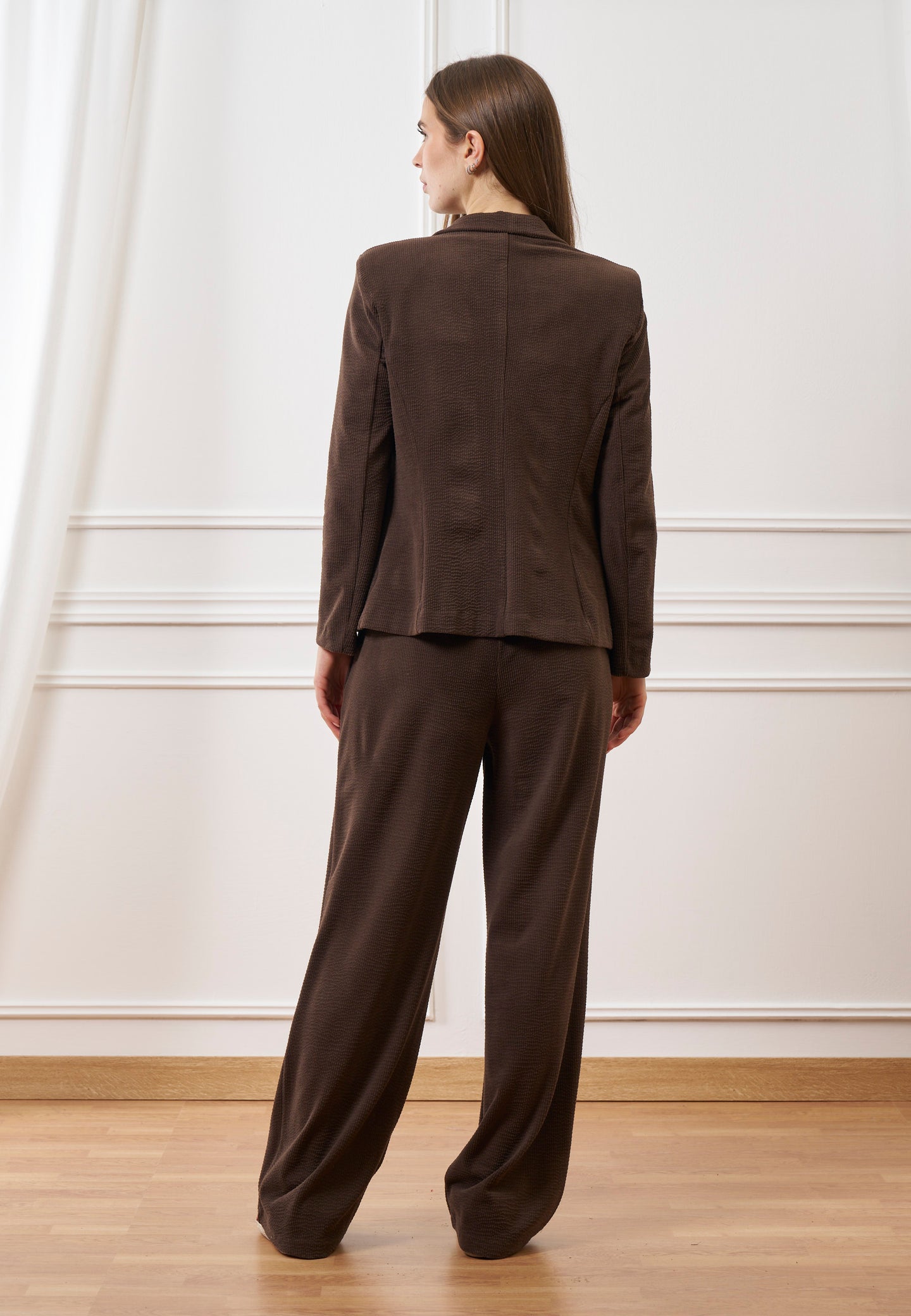 Giacca monopetto in velluto a coste