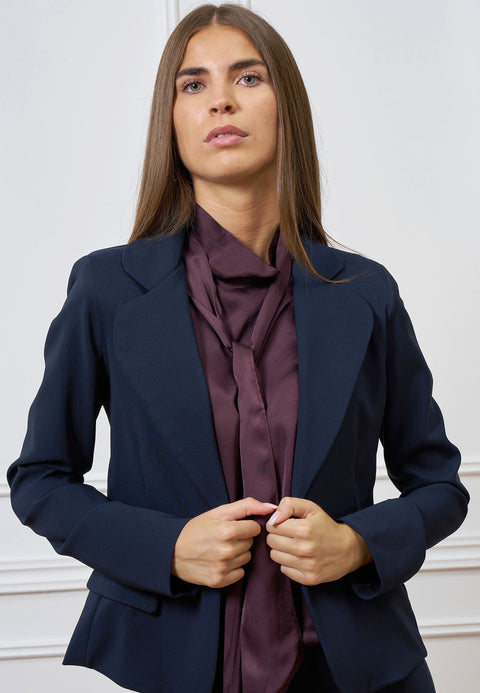 Giacca sfiancata monopetto