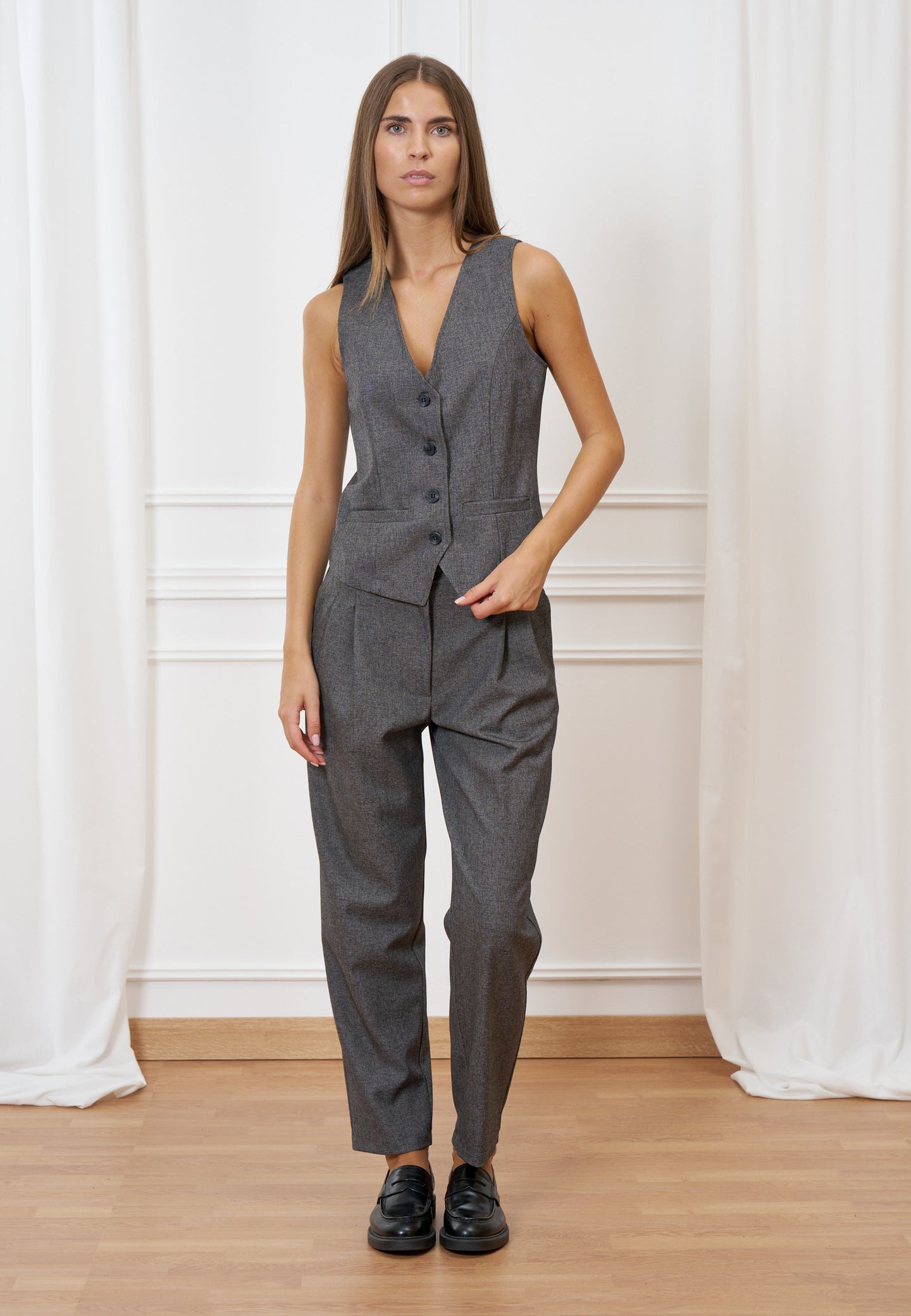 Gilet classico monopetto