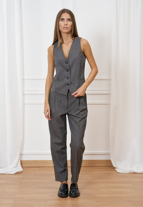 Gilet classico monopetto