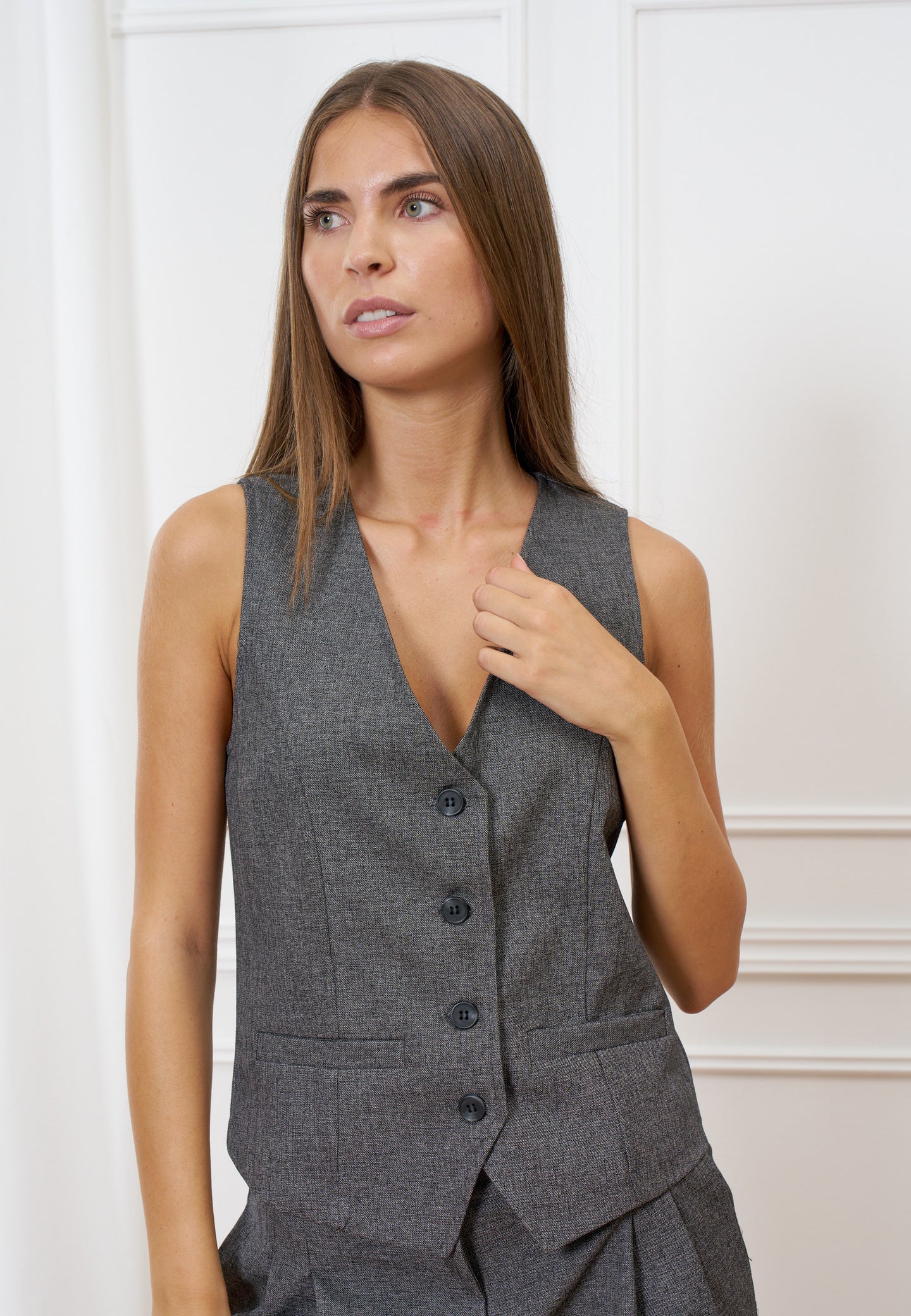 Gilet classico monopetto