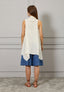 Gilet con inserto in pizzo