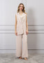 Pantalone palazzo zip laterale