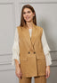 Gilet lungo doppiopetto