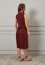 Gilet misto lino con laccio