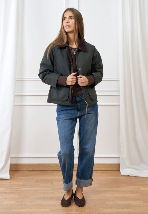 Giubbino corto profili a costine