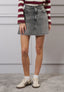Gonna corta in denim
