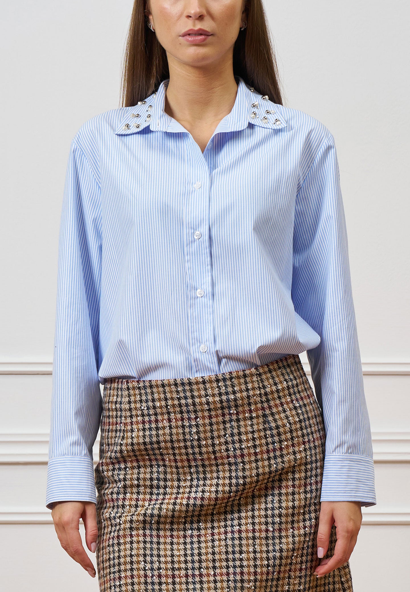 Gonna corta pied de poule