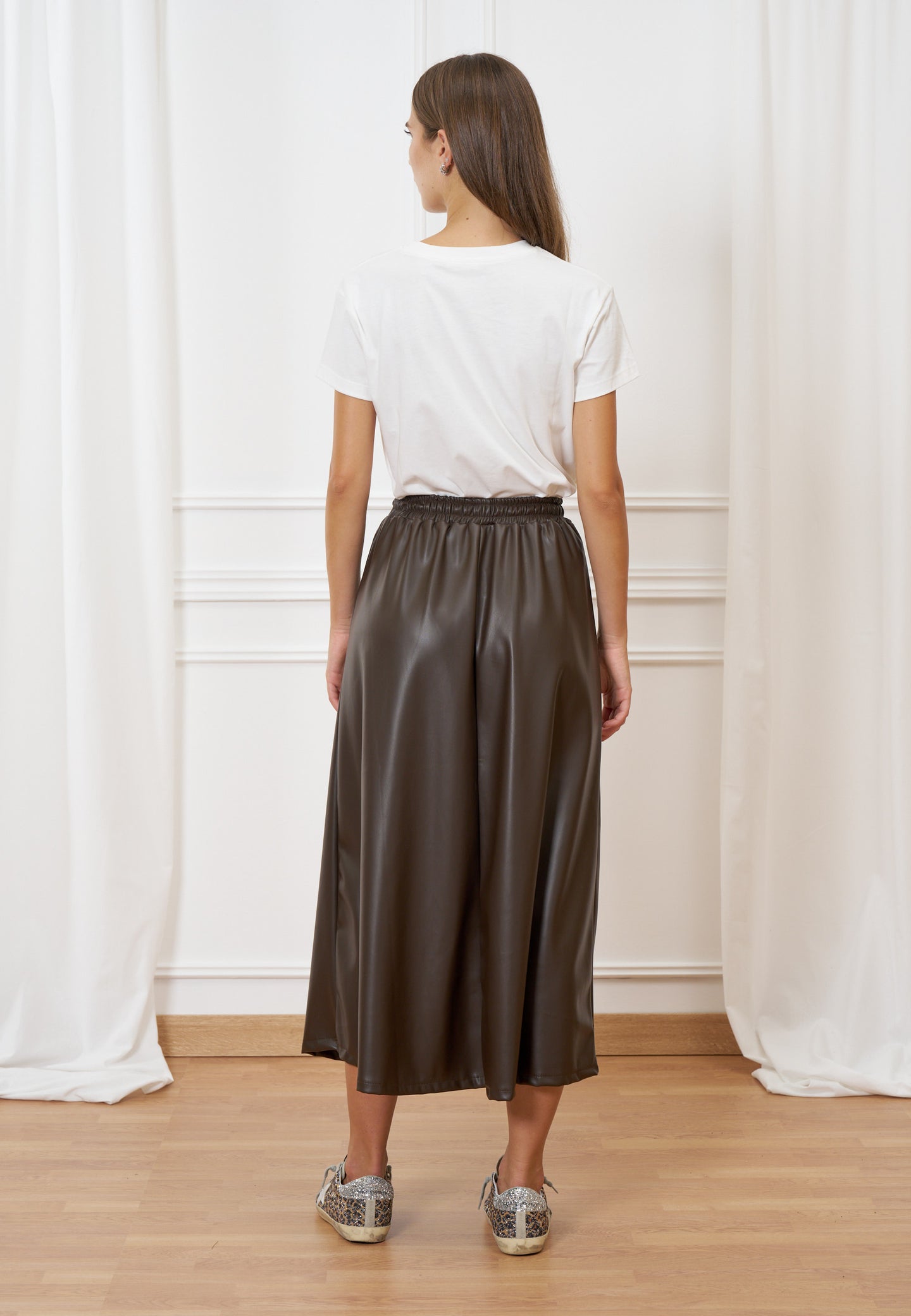 T-shirt girocollo con scritta