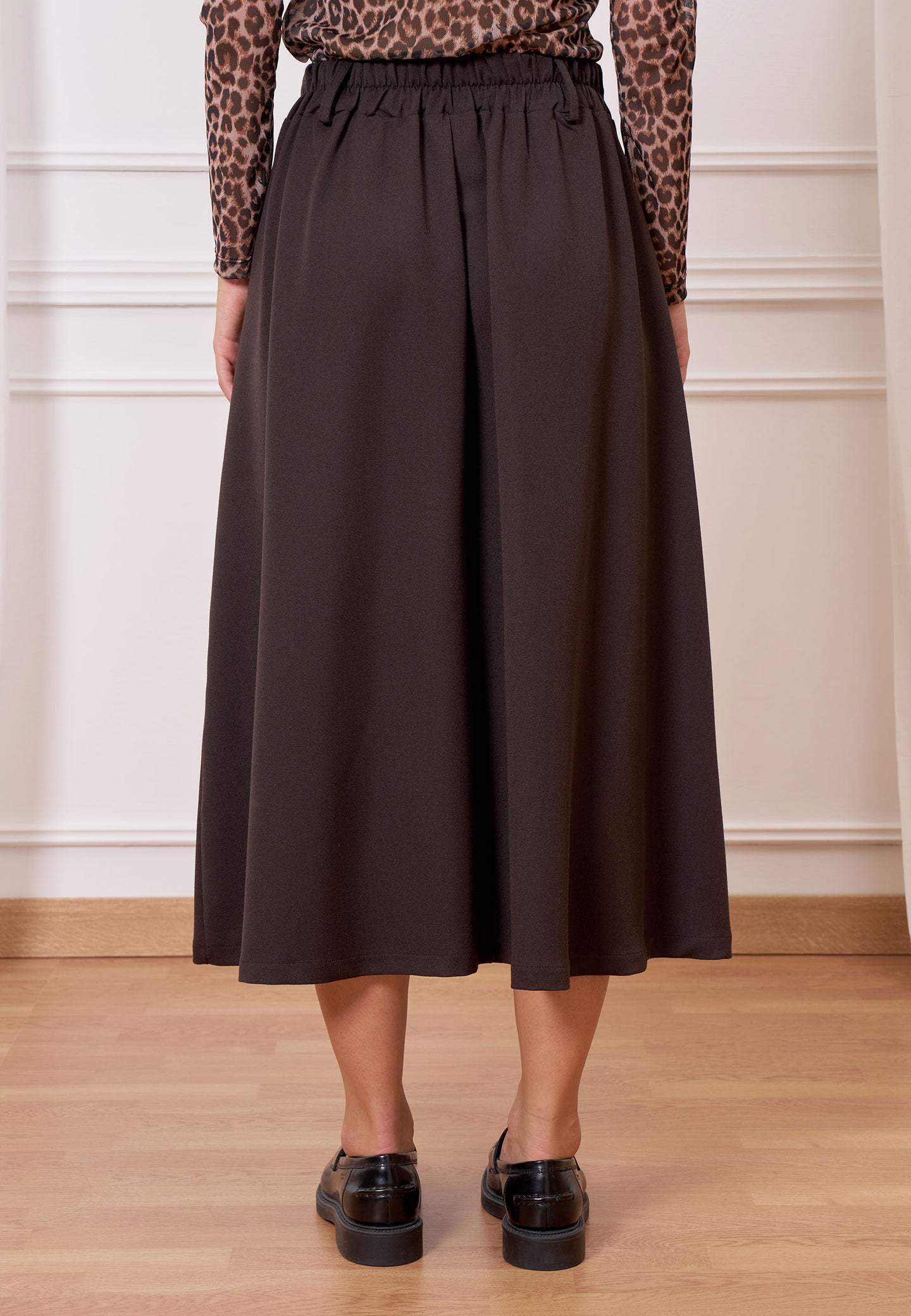 Gonna midi pinces tasche