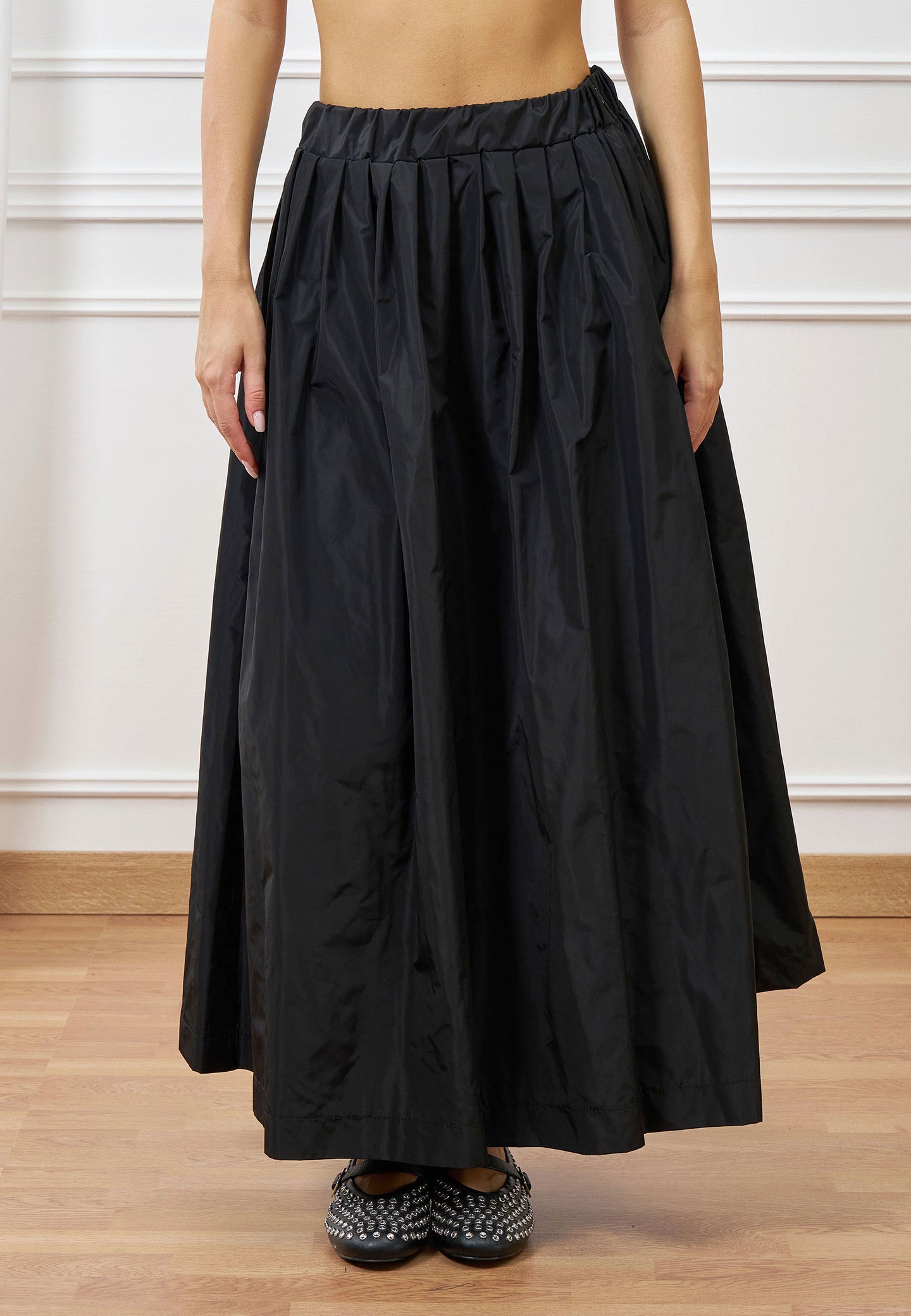 Gonna lunga taffetà