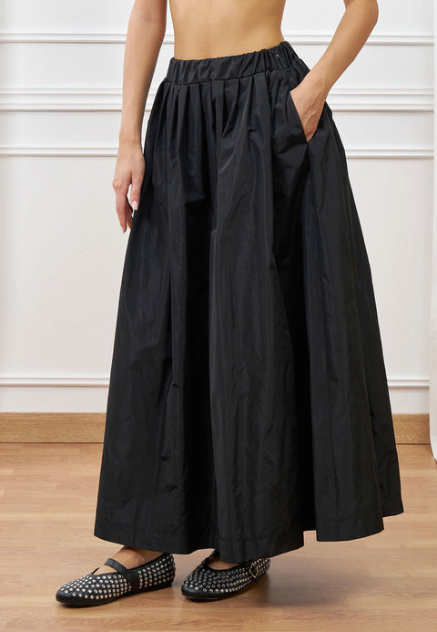 Gonna lunga taffetà