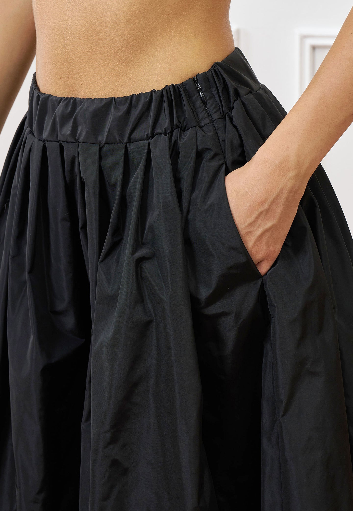 Gonna lunga taffetà