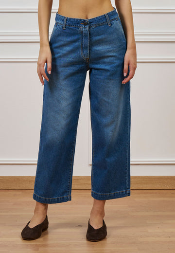 Jeans dritti alla caviglia