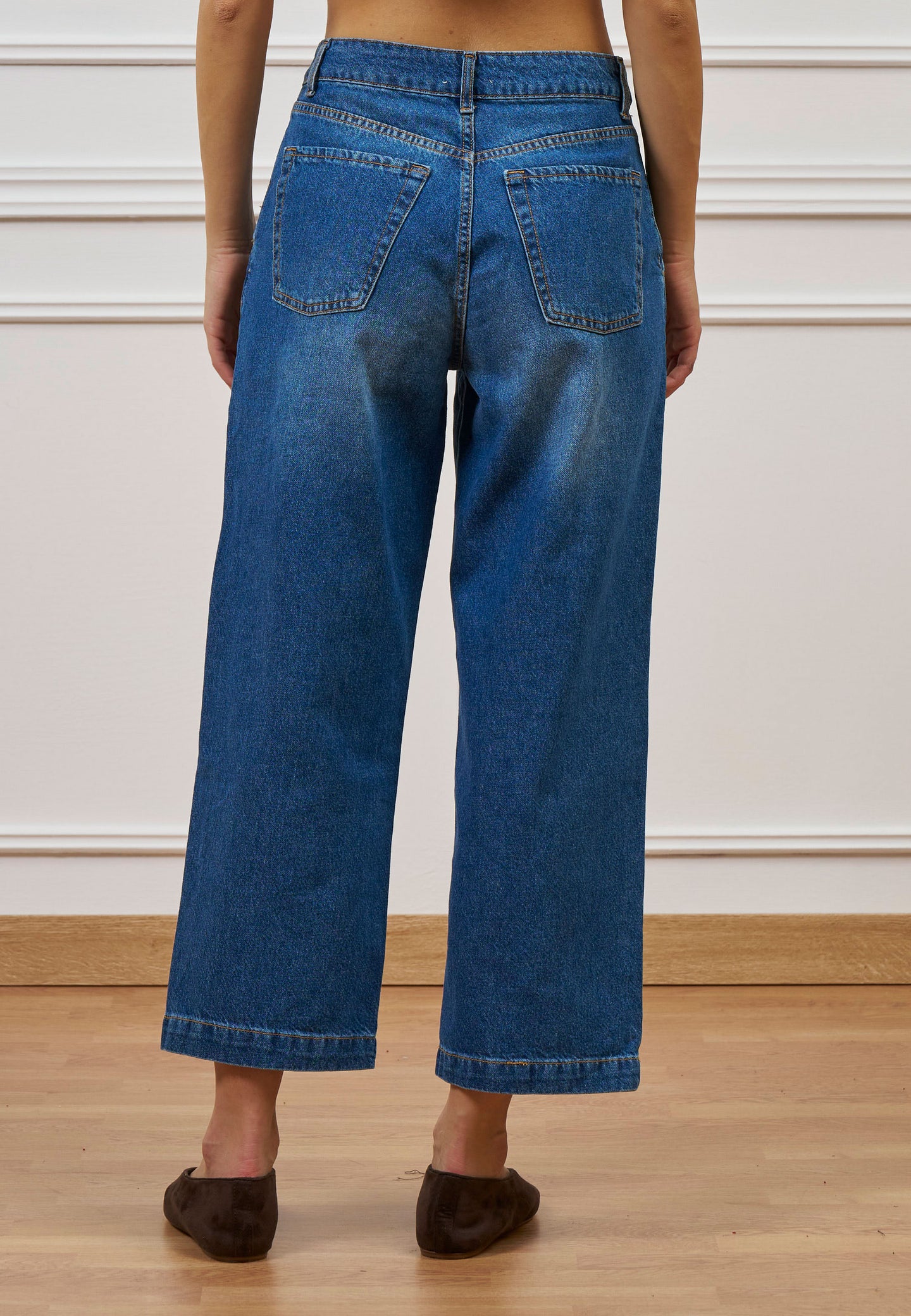 Jeans dritti alla caviglia