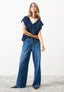 Jeans gamba ampia a palazzo