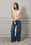 Jeans palazzo gamba ampia