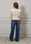 Jeans palazzo gamba ampia