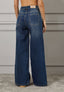 Jeans palazzo gamba ampia