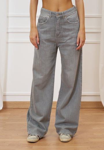 Jeans palazzo vita alta