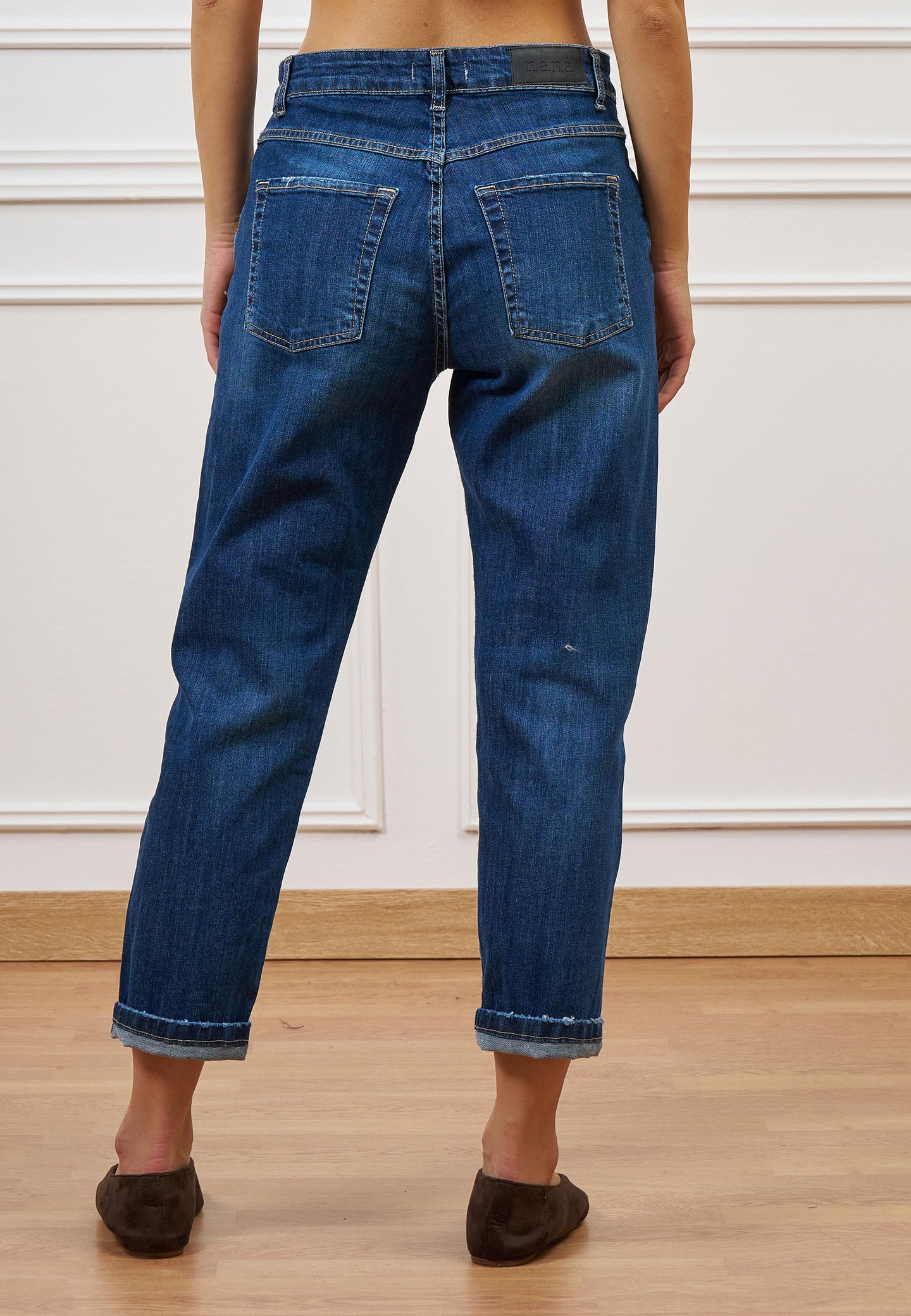 Jeans relaxed a vita alta