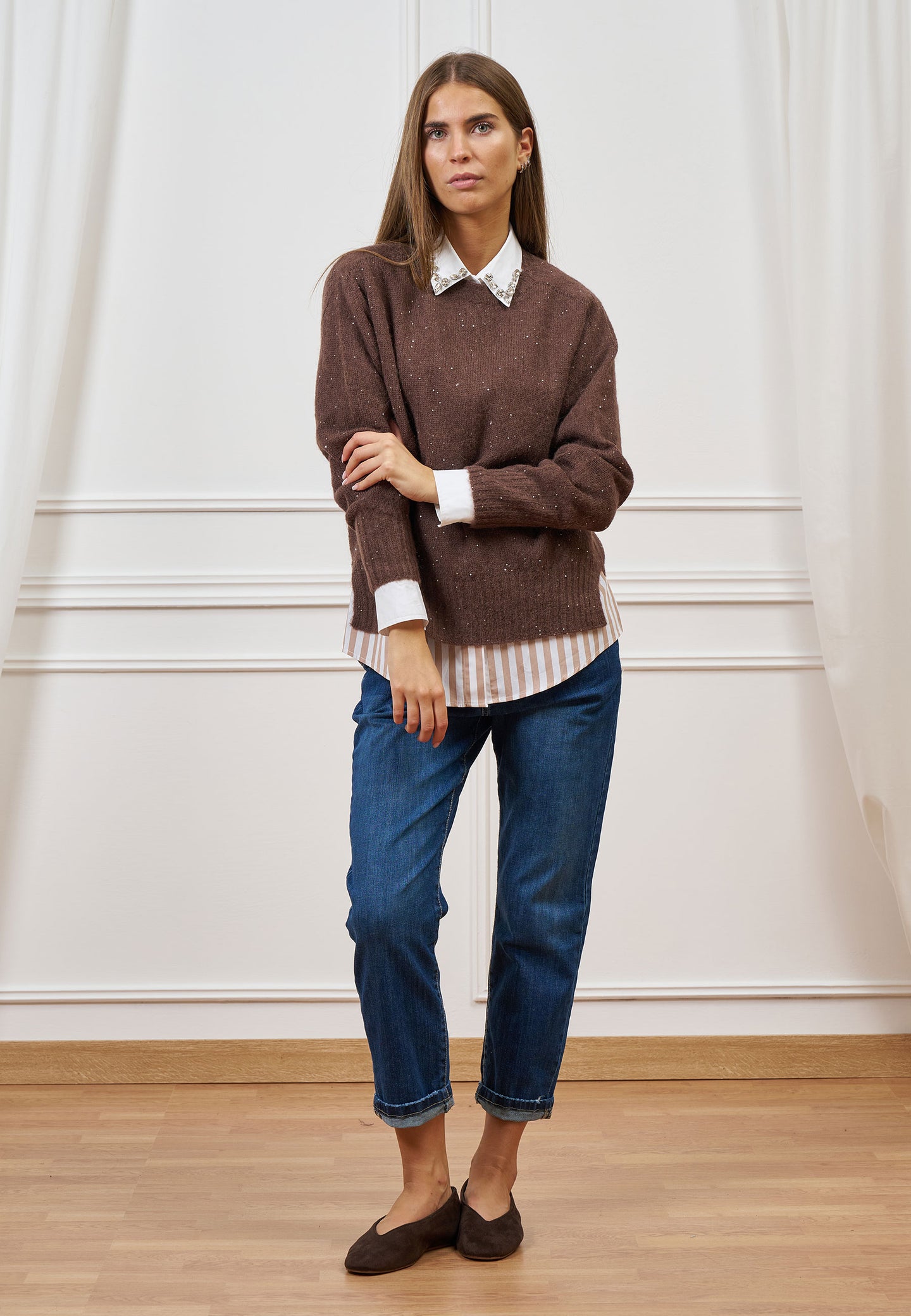 Jeans relaxed a vita alta