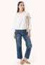 Jeans relaxed fit gamba dritta