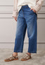 Jeans vita alta gamba dritta