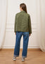Giubbino in cotone con colletto - MILITARE