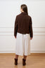 Giubbino in pelle scamosciata - MARRONE