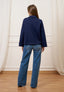 Cappotto accoppiato con tasche - BLU