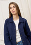 Cappotto accoppiato con tasche - BLU