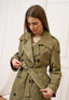 Trench over lungo con cintura - MILITARE