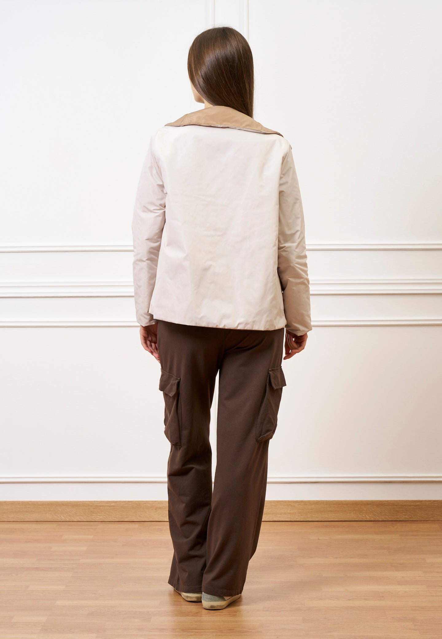 Giubbino imbottito reversibile - BEIGE