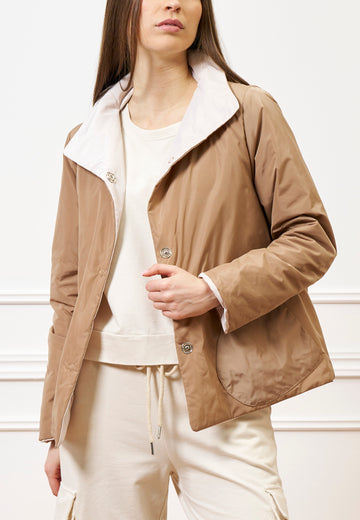 Giubbino imbottito reversibile - BEIGE