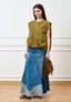 Giubbino smanicato in cotone - MILITARE