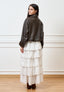 Giubbino bomber in ecopelle - MARRONE