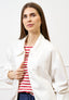 Giubbino bomber oversize - BIANCO