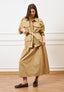 Giacca sahariana con cintura - BEIGE