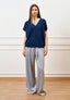 Cardigan over smanicato - BLU