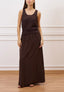 Top in maglia lavorata - MARRONE