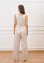Top in maglia lavorata - BIANCO